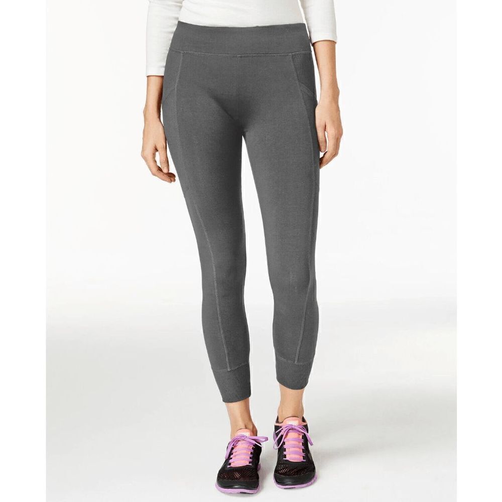 Calvin Klein Women's Performance 7/8 Length Leggings Slate Heather S NWT